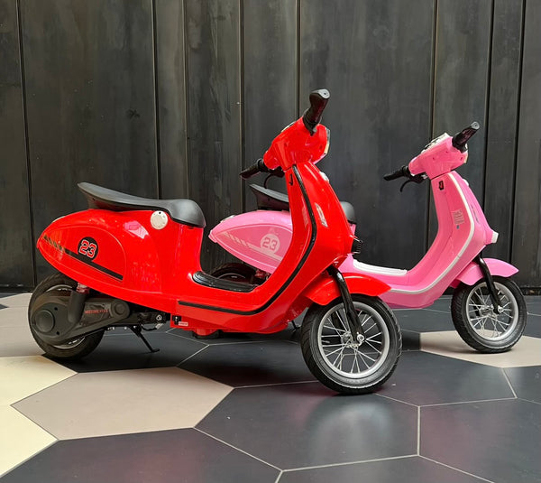 Free Shipping 24V 9AM XL electric Scooter ages 6-14 Real Air Tires Pink
