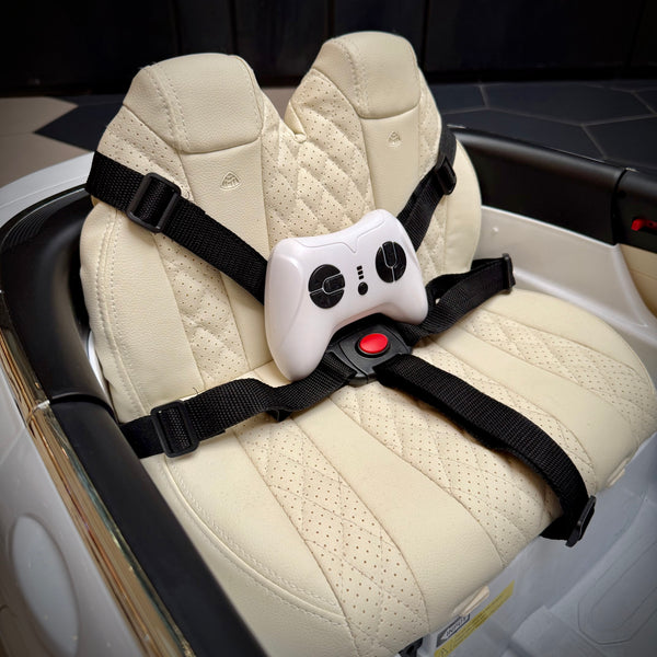 💯 Free Shipping  Touch TV Licensed Maybach Sport Ride on Rubber Tires ages 1-4 Leather Seat 12v 7 AH