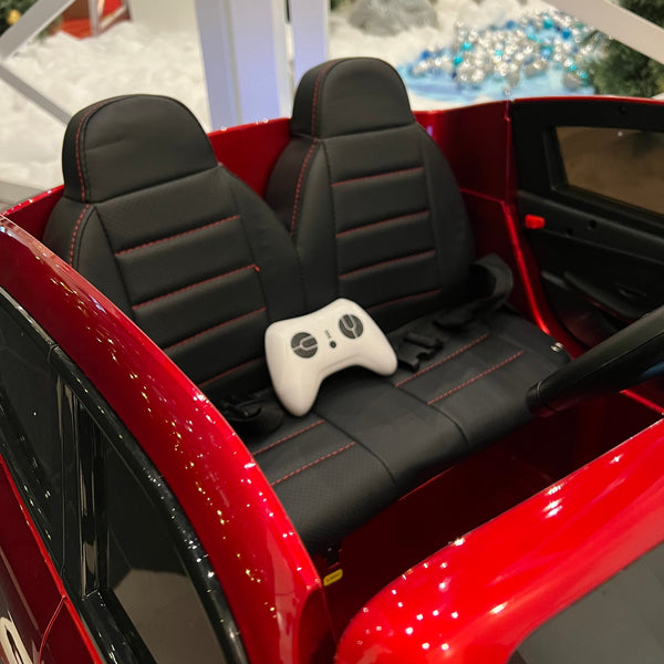100% free shipping 24V Touch TV 24v Mercedes GLC Two Seater Fully Upgraded Rubber Tires Leather Seats 4x4 Remote White