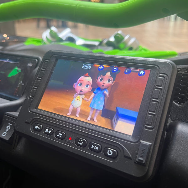 1 Free Shipping Touch Screen TV 48V 2 Seater Ride on Mp4 UTV , Licensed Can-Am Electric Off-Road Car, 4WD Kids Truck Parental Remote Control, 2 x 24V Batteries, 4 * 200W Motor, 23" Large Seat, EVA Tires, Spring Suspension, Khaki