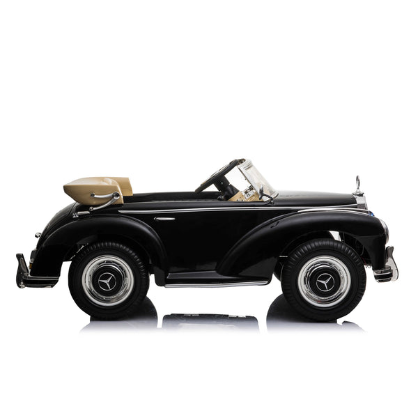 💯 Free Shipping  LICENSED  MERCEDES CLASSIC 300 S UPGRADED 12V 7AH PARENTAL REMOTE, RUBBER TIRES AND LEATHER SEAT AGES 1-4