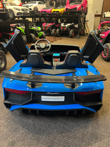 FREE SHIPPING π Touch Tv Giant Lamborghini Aventador Mini EV Brushless  200w motor differential 24V 14AH massive battery quite ride Real π & Rims Ride-On Go Cart Largest In The World 200lbs box