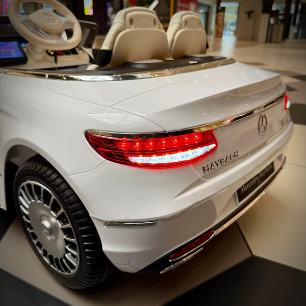 💯 Free Shipping  Touch TV Licensed Maybach Sport Ride on Rubber Tires ages 1-4 Leather Seat 12v 7 AH