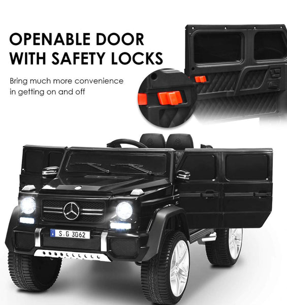💯 Free Shipping  Licensed Maybach Sport Ride on Rubber Tires ages 1-4 Leather Seat 12v 7 AH Black