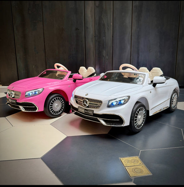 💯 Free Shipping  Touch TV Licensed Maybach Sport Ride on Rubber Tires ages 1-4 Leather Seat 12v 7 AH