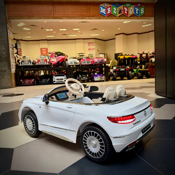 💯 Free Shipping  Touch TV Licensed Maybach Sport Ride on Rubber Tires ages 1-4 Leather Seat 12v 7 AH