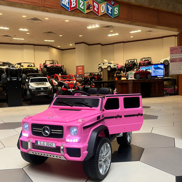 💯 Free Shipping 
LICENSED MAYBACH MERCEDES AMG UPGRADED 12V 7AH PARENTAL REMOTE, RUBBER TIRES,  LEATHER SEAT AGES 1-4