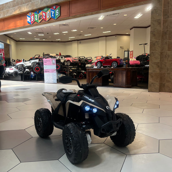 💯 Free Shipping 
Touch TV Licensed Can Am Quad Ride on with Remote or Manual Use Rubber Tires Leather Seat 4x4 Ages 2-5 Khaki Tan Store pick up & Save