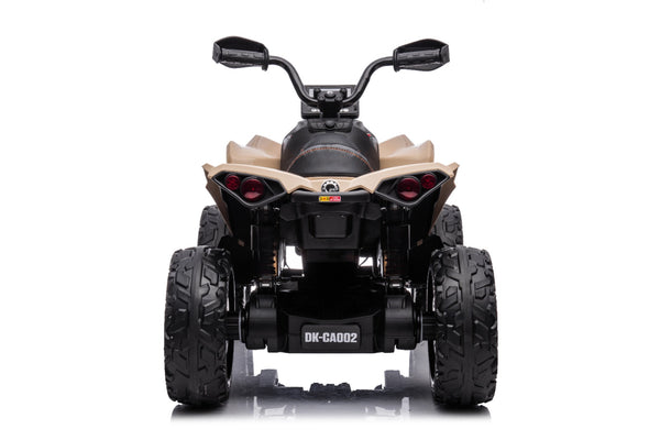 💯 Free Shipping 
Touch TV Licensed Can Am Quad Ride on with Remote or Manual Use Rubber Tires Leather Seat 4x4 Ages 2-5 Khaki Tan Store pick up & Save