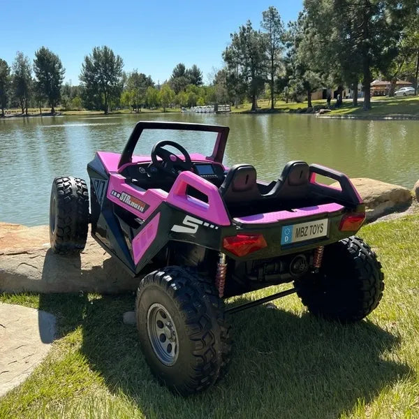 š TOUCH SCREEN BLUETOOTH 24V CLASH BUGGY RIDE ON GIANT UTV TOY ADJUSTABLE SEAT PARENTAL REMOTE RUBBER TIRES 4X4 LETHER SEAT 5 POINT SEAT BELT FAN Store pick up & Save Coupon Code $100 Pickup