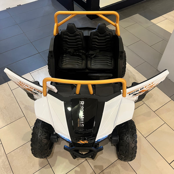 🎁 Free Shipping New Brand Touch TV wild Arctic Cat Ages 1-11 biggest 24V Upgraded 14AH Battery EQUIVALENT TO 2 x 24V BATTERIES Rubber Tires, Razor , Giant Buggy , Leather Seats off road White