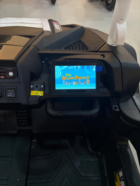 A Free Shipping Touch TV Monster UTV  Ages 1-10 24V Upgraded 14AH Rubber Tires, Razor , Giant Buggy , Leather Seats off road Pink Pick Up & Save Barbie pink TEXT 7143504838 for info