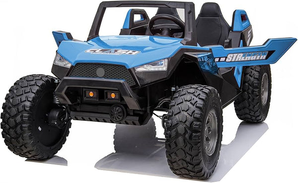 package Inc Extra Battery and Cover FREE SHIPPING 🎁TOUCh SCREEN BLUETOOTH 24V CLASH BUGGY RIDE ON GIANT UTV TOY ADJUSTABLE SEAT PARENTAL REMOTE AGES 1-10 RUBBER TIRES 4X4 LETHER SEAT 5 POINT SEAT BELT FAN  TEXT ALEX 7143504838 FOR INFO 🙏