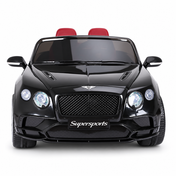 NEW ARRIVAL: Black and Red Bentley Continental Flying SuperSport Remote Control Car for Kids
