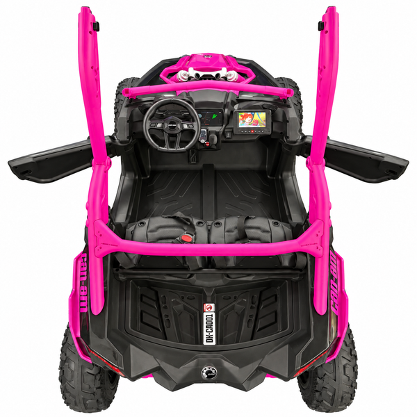 NEW CAN-AM MAVERICK AIR TIRE🛞 PRE ORDER Touch  Screen TV 48V 2 Seater Ride on Mp4 UTV , Licensed Can-Am Electric Off-Road Car, 4WD Kids Truck Parental Remote Control, 2 x 24V Batteries, 4 * 200W Motor, 23" Large Seat  Text 7143504838 For info