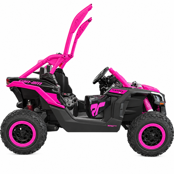 NEW CAN-AM MAVERICK AIR TIRE🛞 PRE ORDER Touch  Screen TV 48V 2 Seater Ride on Mp4 UTV , Licensed Can-Am Electric Off-Road Car, 4WD Kids Truck Parental Remote Control, 2 x 24V Batteries, 4 * 200W Motor, 23" Large Seat  Text 7143504838 For info