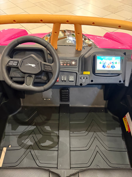 Free Shipping Touch TV wild Arctic Cat Ages 1-11 biggest 24V Upgraded 14AH Battery Rubber Tires, Razor , Giant Buggy , Leather Seats off road Pink Pick Up & Save Barbie pink TEXT 7143504838 for local pick up discount