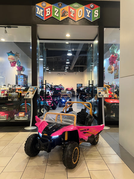 Touch TV Wild Cat 24v 14AH  Massive Battery ages 1-10 Rubber tires 4x 4 200 W motors Leather Seat Pick Up discount text 7143504838