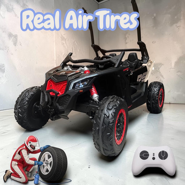HOT NEW Air Tires in Stock Touch  Screen TV 48V 2 Seater Ride on Mp4 UTV , Licensed Can-Am Electric Off-Road Car, 4WD Kids Truck Parental Remote Control, 2 x 24V Batteries, 4 * 200W Motor, 23" Large Seat  Text 7143504838 For info