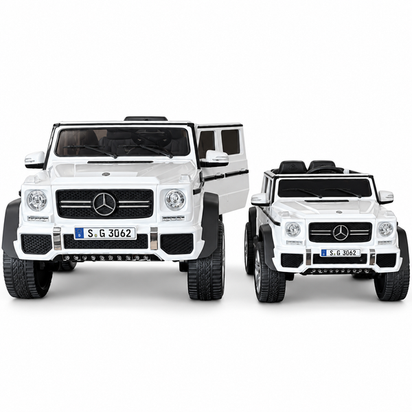 PICK UP ONLY LICENSED LUXURY 24V MERCEDES MAYBACH TOUCH TV TWO SEAT PARENTAL REMOTE LEATHER SEAT RUBBER TIRES AGES 1-6 Store pick up & Save