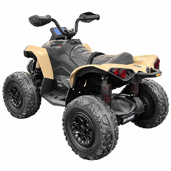 Licensed Can-Am Quad, Touch TV and Parental Remote Ride on 4x4 Rubber Tires Leather Seat Text Alex 7143504838 pick up discounts @ California