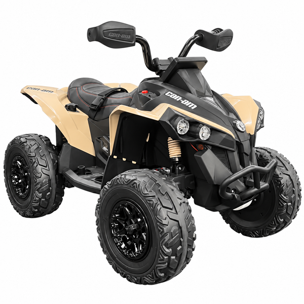 Licensed Can-Am Quad, Touch TV and Parental Remote Ride on 4x4 Rubber Tires Leather Seat Text Alex 7143504838 pick up discounts @ California