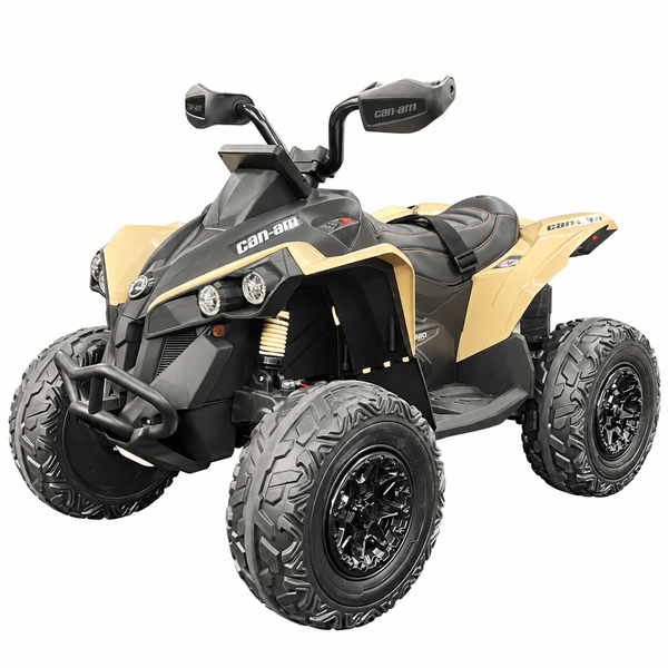 Licensed Can-Am Quad, Touch TV and Parental Remote Ride on 4x4 Rubber Tires Leather Seat Text Alex 7143504838 pick up discounts @ California