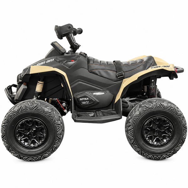 Licensed Can-Am Quad, Touch TV and Parental Remote Ride on 4x4 Rubber Tires Leather Seat Text Alex 7143504838 pick up discounts @ California