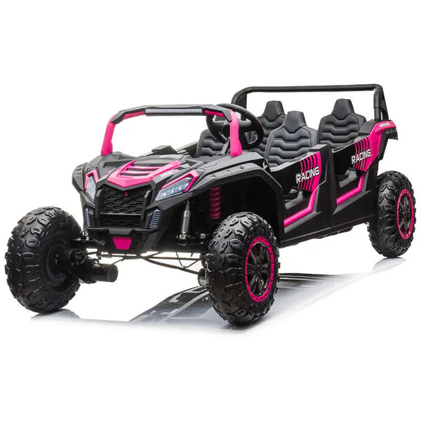 XXL Dune Buggy 48V Brushless Motor 4 Seater UTV Electric Ride on Car Kids ages 7 and up Text Alex 714 3504838 for Big pick up discounts @ California HOT PINK