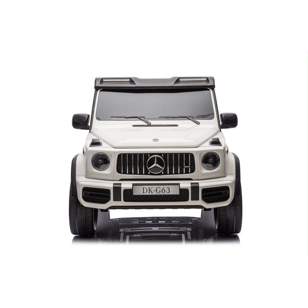 COMING SOON (OCT 25) PRE-ORDER NOW! Mercedes-AMG G63 Kids Ride on SUV 24V 2-Seater with Remote and Detachable Video Screen - White