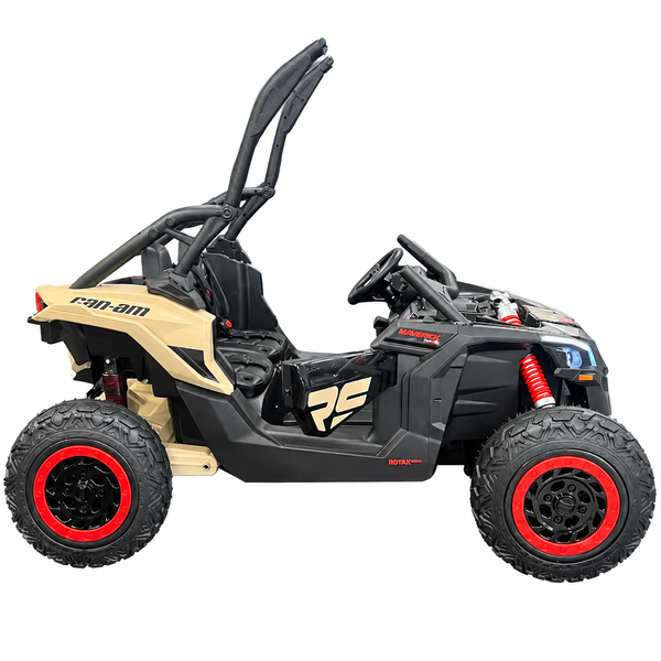 NEW Air Tires Free Shipping  Oct 25th Pre order Touch  Screen TV 48V 2 Seater Ride on Mp4 UTV , Licensed Can-Am Electric Off-Road Car, 4WD Kids Truck Parental Remote Control, 2 x 24V Batteries, 4 * 200W Motor, 23" OctText Alex for pick up discounts @ Cal