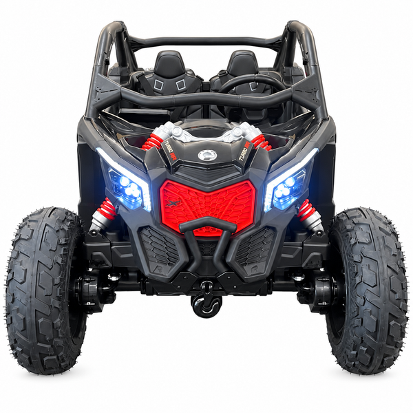 NEW Air Tires Free Shipping  Oct 25th Pre order Touch  Screen TV 48V 2 Seater Ride on Mp4 UTV , Licensed Can-Am Electric Off-Road Car, 4WD Kids Truck Parental Remote Control, 2 x 24V Batteries, 4 * 200W Motor, 23" OctText Alex for pick up discounts @ Cal